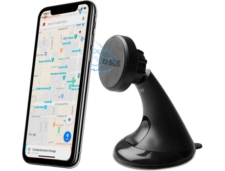 Suporte carro  magnético p/ Smartphone Preto