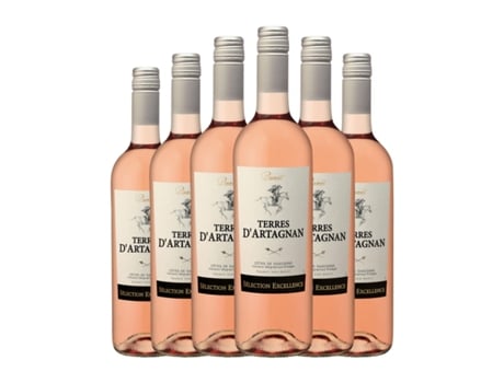 Vinho rosé PLAIMONT Terres d'Artagnan Rosé (0.75 L - 6 Unidades)