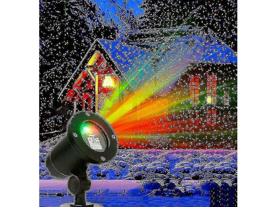 Projetor De Led De Natal Para Exterior Paisagem Palco Lâmpada De Natal Enchufe Estadunidense