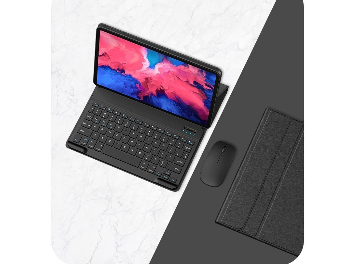 Capa Com Teclado Para Lenovo Idea Tab 11 Polegadas 2025 Tb336zu, Destacável Cor Preta Elysve