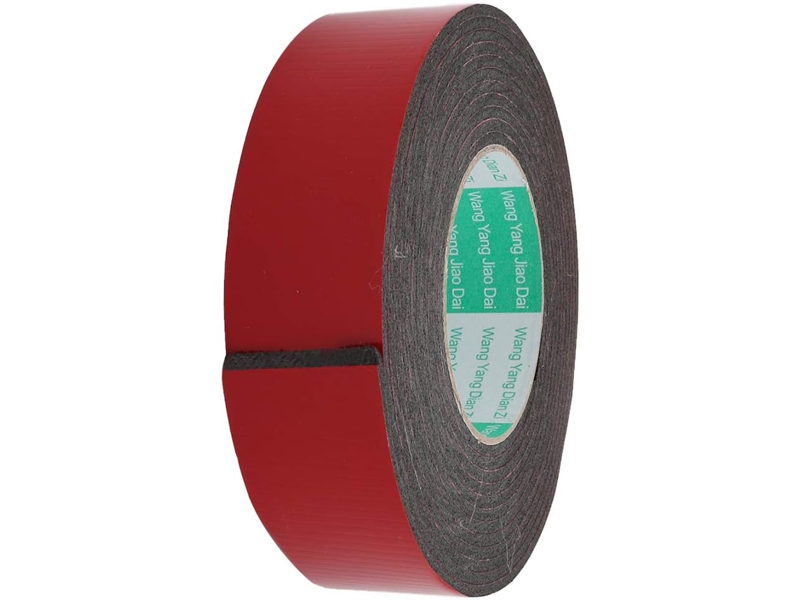 Fita Adesiva Dupla Face de Espuma Antichoque para Vedação de Porta 50x3mm, 4m de Comprimento CHABERLU