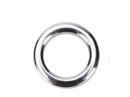 Conector de Isca de Pesca Aço Inox 4mm 50pcs