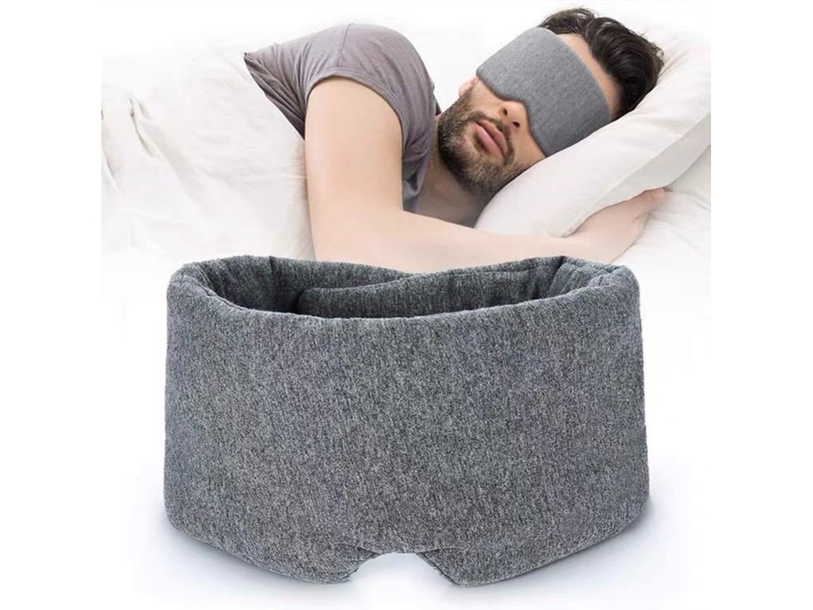 Máscara De Dormir Macia (com Ponte Nasal Flexível) — Toque Confortável, Essencial Para Sestas No Escritório E Em Viagens