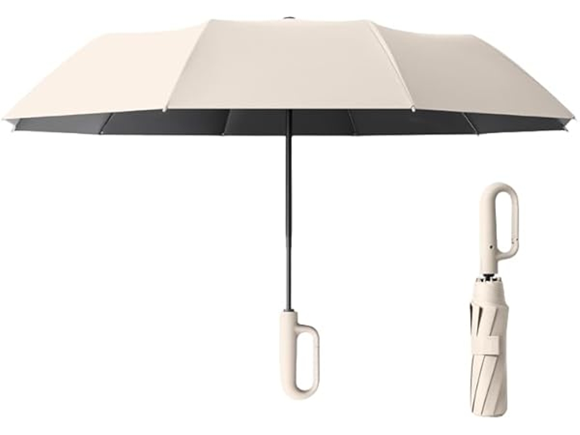 Guarda chuva Grande, com 10 Varas, Resistente Ao Vento e À Chuva, Abertura Fecho Automático, Proteção Contra os Raios Uv STELASPLEN