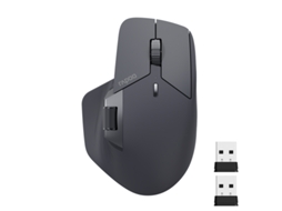 Rato Yizhood Mt760 Multi Modo Recarregável Sem Fio 4000 Dpi Bluetooth Easy Switch Até 4 Dispositivos Preto