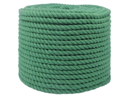 Vidaxl Corda De Algodão 10 Mm 25 M Verde 100% Algodão
