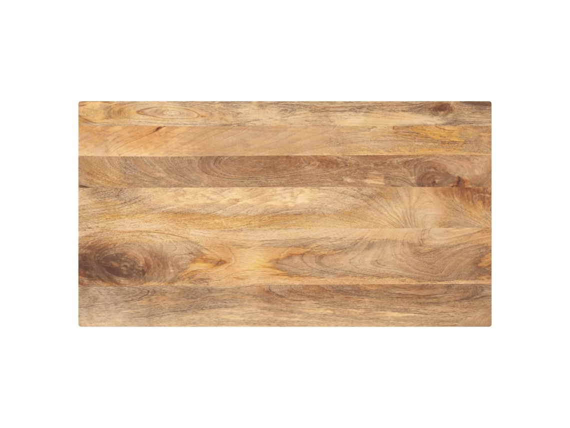 Vidaxl Tampo De Mesa Retangular 100x70x2,5 Cm Mangueira Maciça