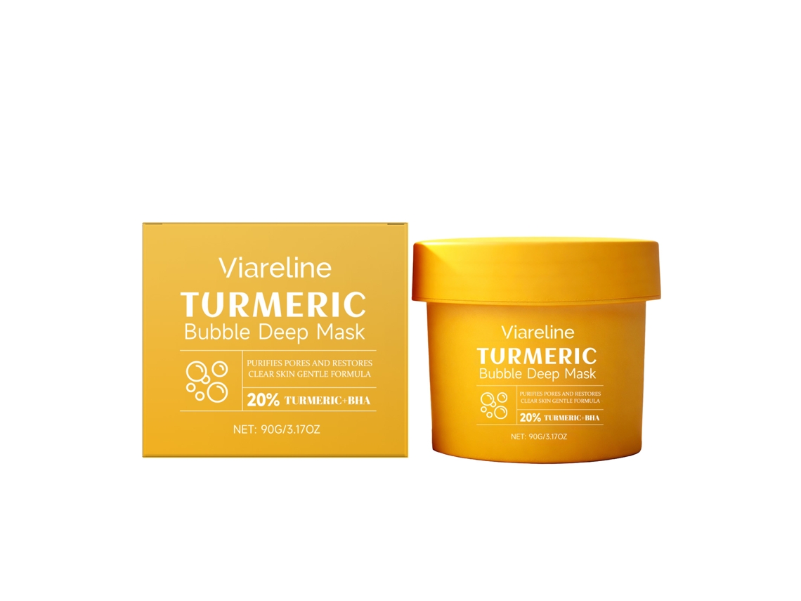 Hidratação Máxima com Máscara Facial Cúrcuma Viareline da LAXISCREED
