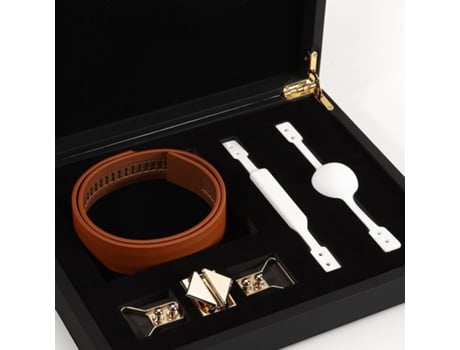 Lockink - Ball-gag Gag-bite Set - Marrón