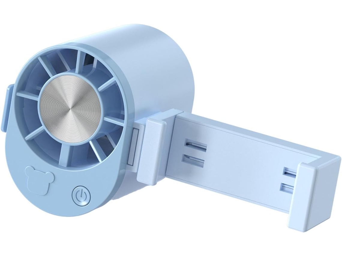 Ventilador Com Névoa, 3 Velocidades, Silencioso, Recarregável