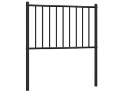 Headboard, Headboards Vidaxl Preto Aço (75 Cm)