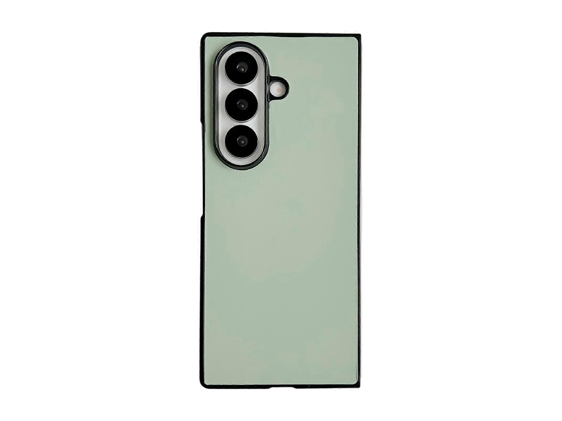 Capa Para Celular Morandi Em Couro Sintético De Cor Sólida Para Samsung Galaxy Z Fold7 5g