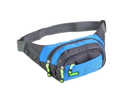 Bolsa de Cintura AQUAFORGE impermeável com bolsos porta celular e zíper leve para caminhada