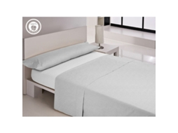 Lençol de baixo ajustável HAPPY HOME Lisos Cotton Plus (Branco - Solteiro - 100 % algodão)