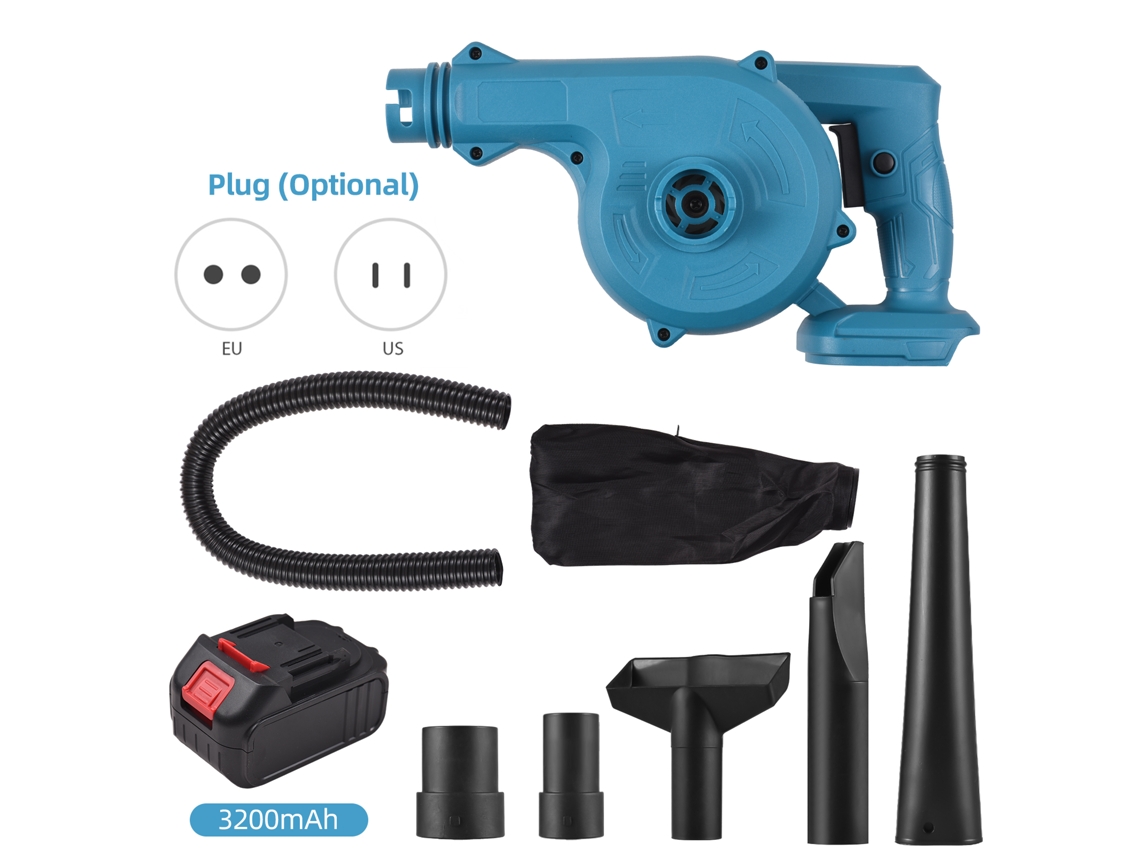 Blower Elétrico Sem Fio 2 Em 1 De 21v E Aspirador De Pó 63mph Portátil Com Bateria Pequeno Blower Para Cuidado Other
