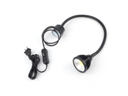 Rebe-luz De Trabalho Led 7w Com Base Magnética E Mangueira Para Máquinas Cnc, Costura, Beleza, Unhas E Estudos