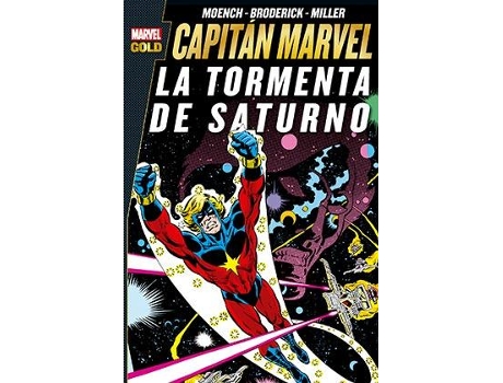 Livro Capitan Marvel: Tormenta Saturno de Moench (Espanhol)