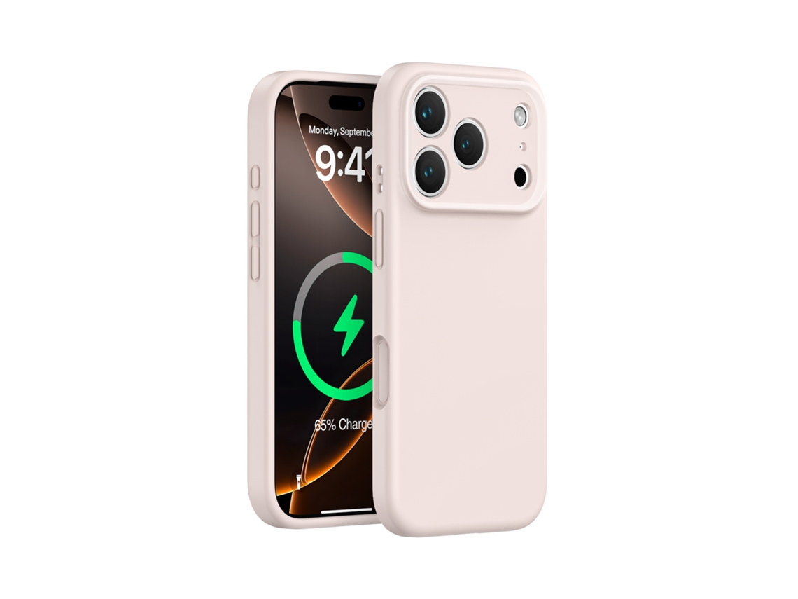 (rosa, Iphone 14 Plus) Capa Magnética De Silicone Líquido Para Iphone, Cobertura Total Com Aberturas Precisas E Botões Integrados.