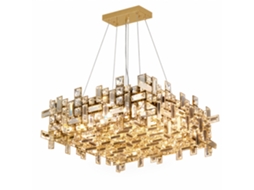 Candeeiro de Teto de Cristal PIBAOGU Asled 777 (âmbar)