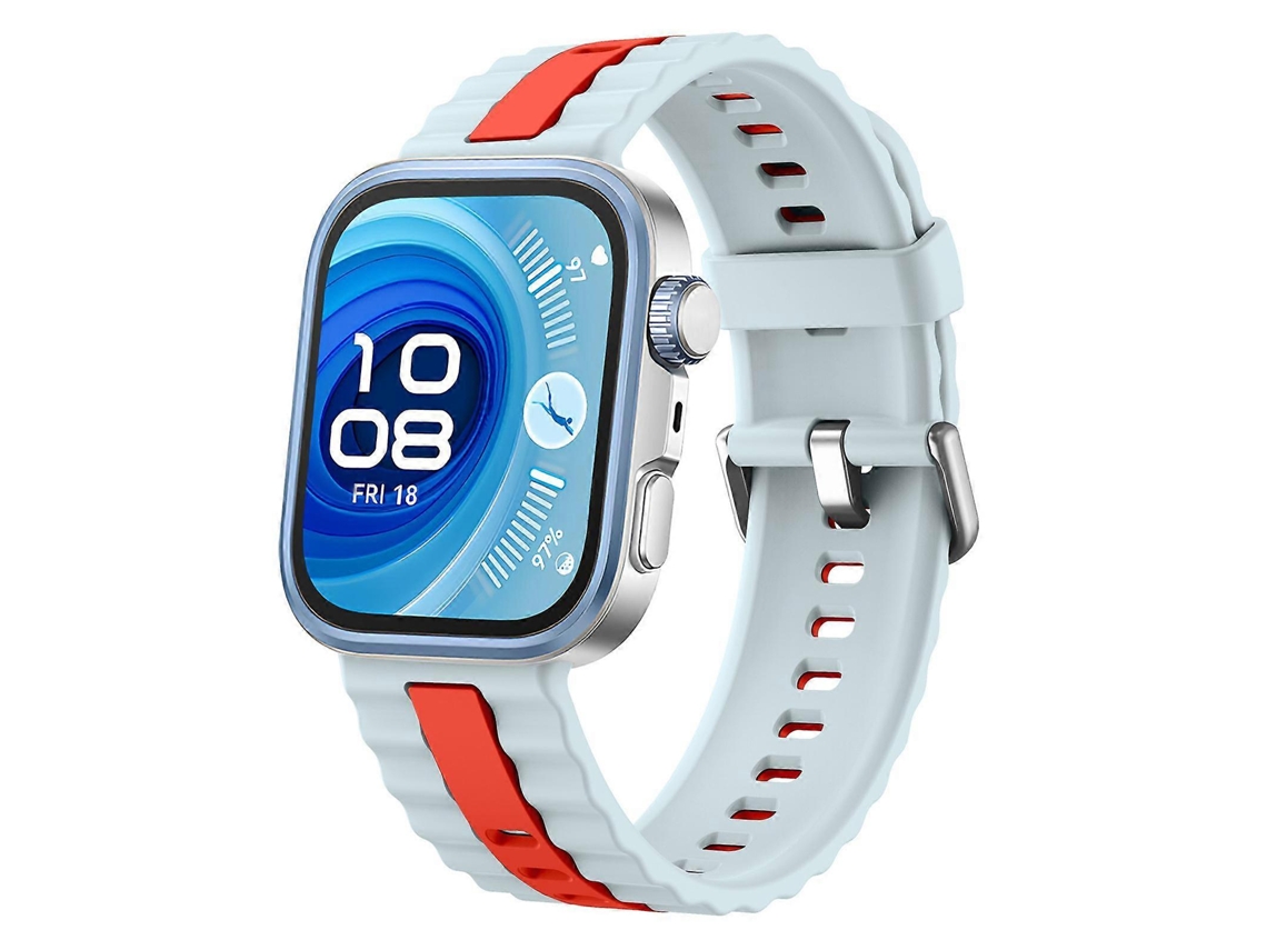 Pulseira De Silicone Xdfind Sport Com Listras Verticais Em Duas Cores Para Huawei Watch Fit 4 Pro / Fit 4 / Fit 3