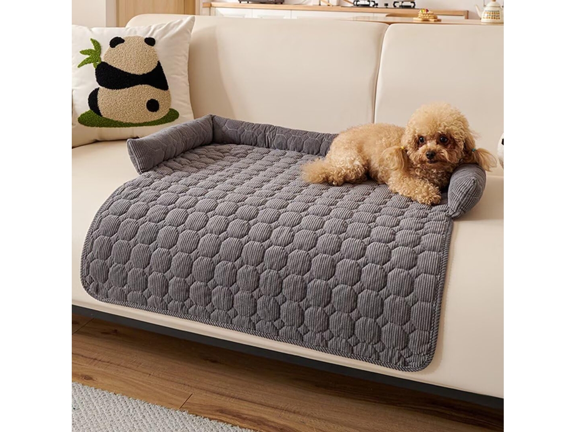 Cama Protetora De Sofá Cinza 75x75cm