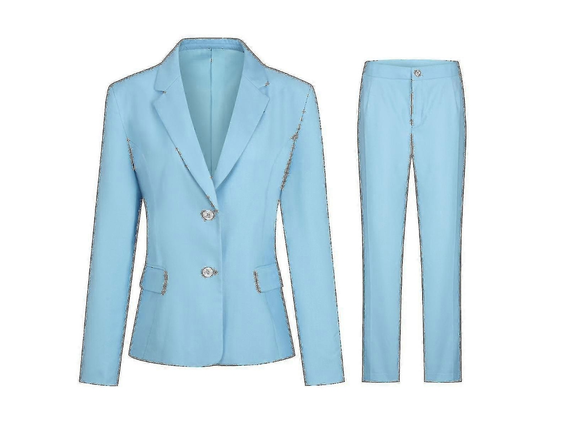 Conjuntos Femininos Formais 2 Peças Trabalho Blazer E Calças Slim