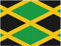 Manta de Flanela Ultramacia Phayah com Estampa da Bandeira Jamaica Ideal para Sofá Cama Sala Estar Escritório