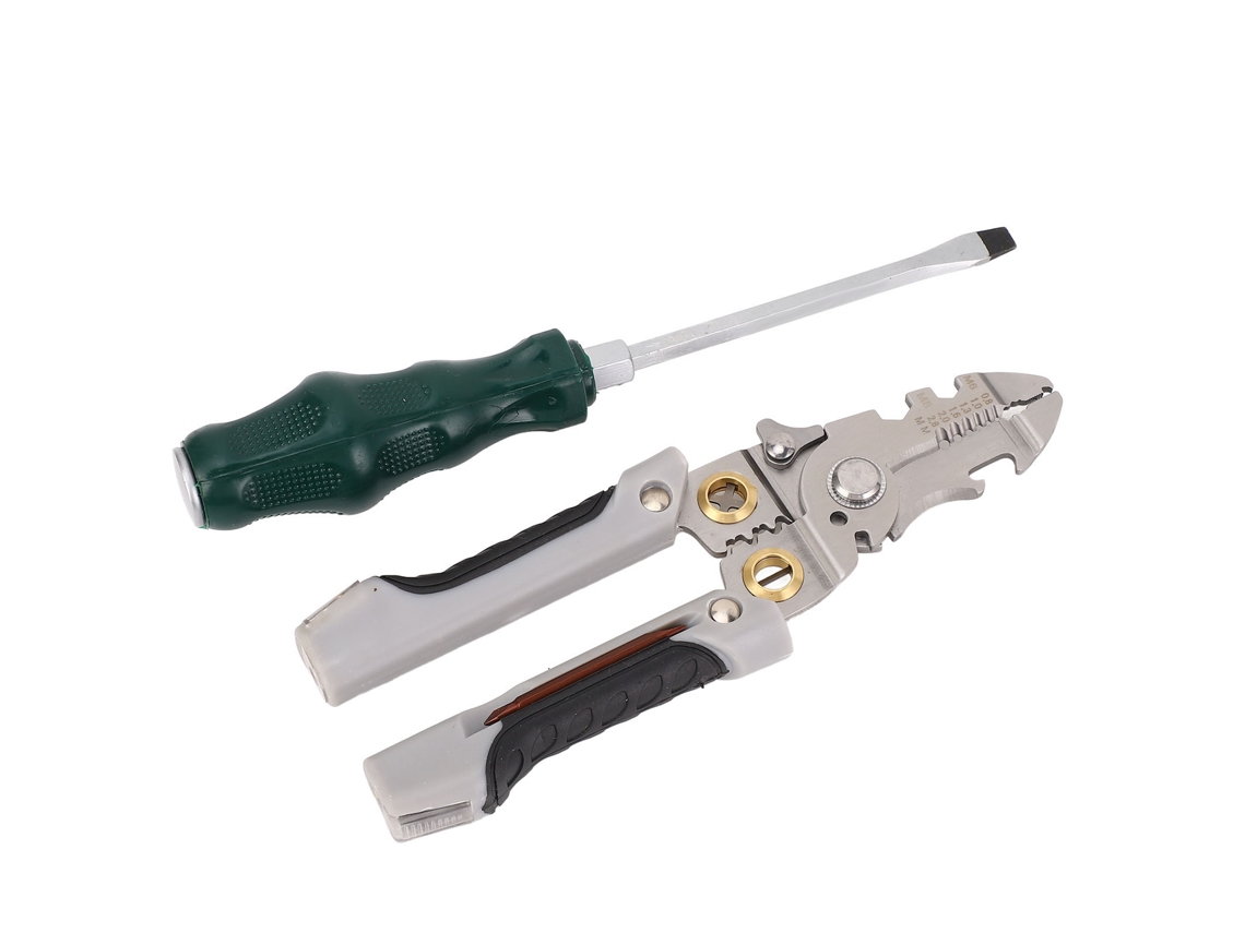 Laxiscreed Ferramenta Multifuncional 21-em-1 Para Desencavar Fios E Chave De Fenda Em Aço Inoxidável