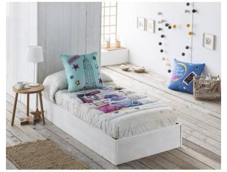 Edredão EL MUNDO Ajustable City (Multicor - Algodão, Poliéster - 90 cm)