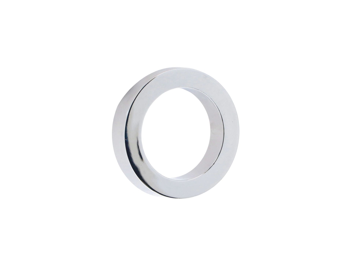 Puxador para Mobiliário Zamac Distância Central 32mm Cromado Polido Conjunto de 25 HARDWAREXCHANGE
