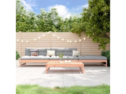 Vidaxl 4 Pcs Conjunto Lounge de Jardim Madeira de Douglas Maciça