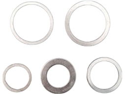 Conjunto De 5 Anéis Redutores Tamanhos Variados, Design Profissional Para Lâminas De Corte, Acessórios De Ferramentas Em