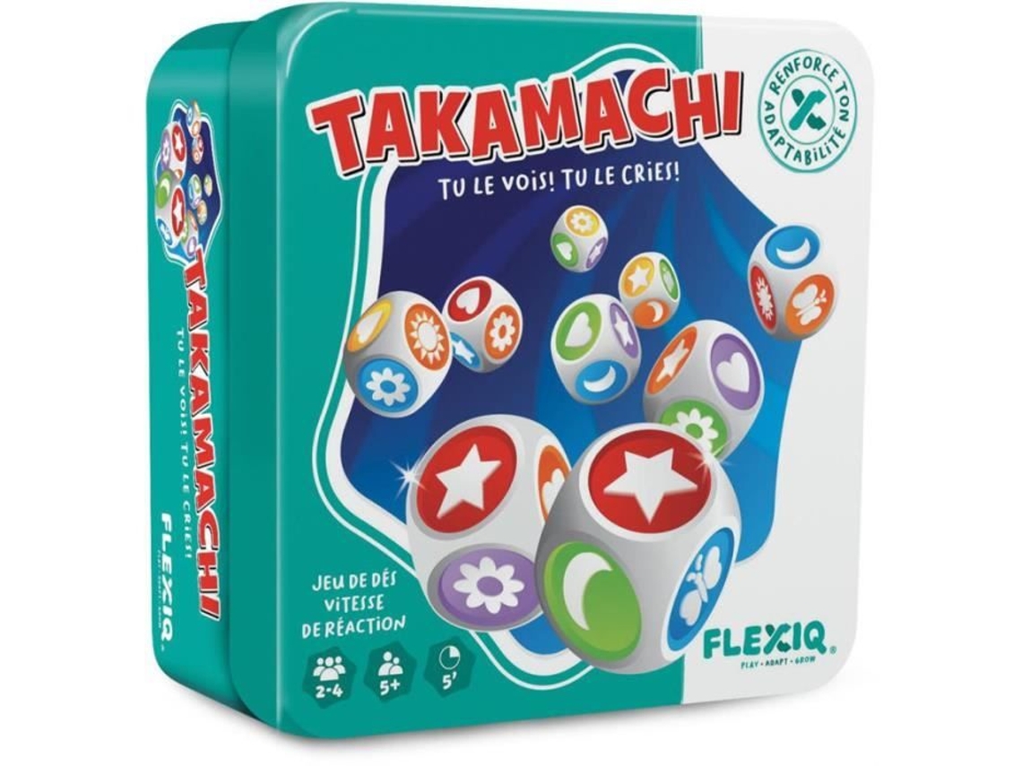 Jogo de Dados Takamachi Observação e Velocidade Menos de 30 Min Idades 5+ Asmodee