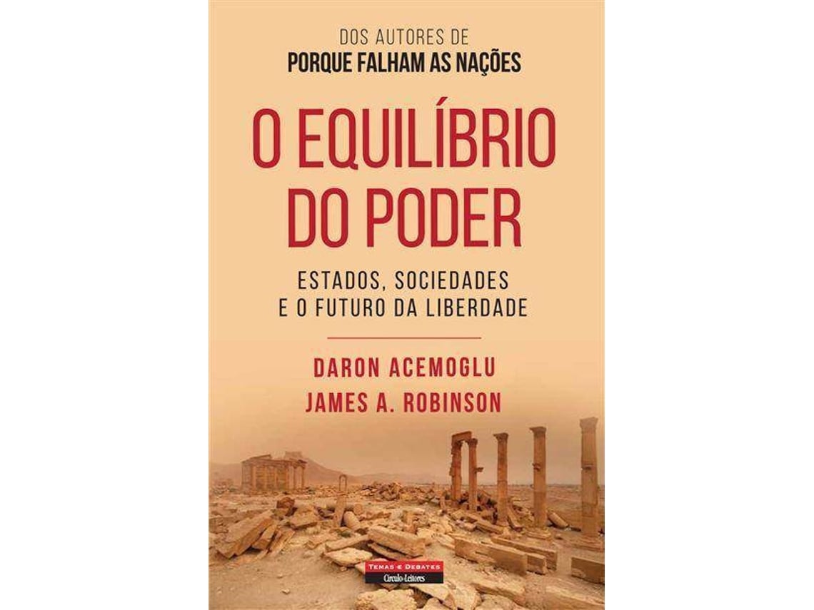 Livro O Equilíbrio do Poder de Daron Acemoglu (Português)