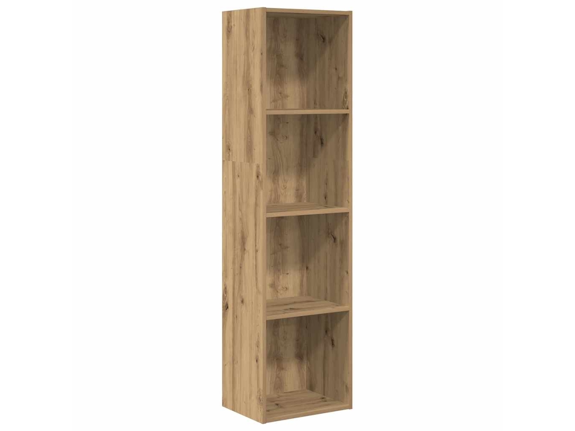 Bookcase, Bookcases Vidaxl Marrom Madeira Processada (n/a)