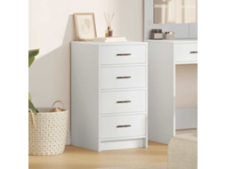 Vidaxl Buffet Com Gaveta Branco 40 X 41 X 75 Cm Madeira Processada