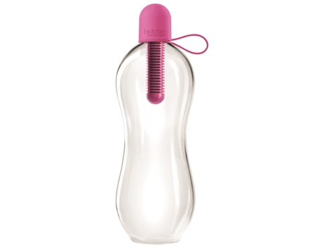 Garrafa BOBBLE Carry Cap (1 L - Com filtro - Rosa)