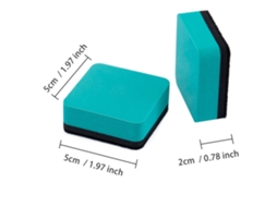Laxiscreed Borracha Magnética Para Limpar Quadros Brancos E Negros De Forma Fácil E Rápida