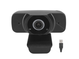 Webcam Usb Em Alta Definição 1080p Com Microfone Integrado Para Videoconferência