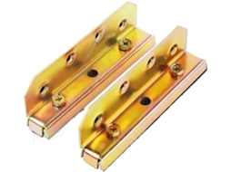 Conjunto De 4 Dobradiças Metal Para Suporte Cama, Fixação De Estrutura Cama Resistente, Conexão De Trilho Móveis