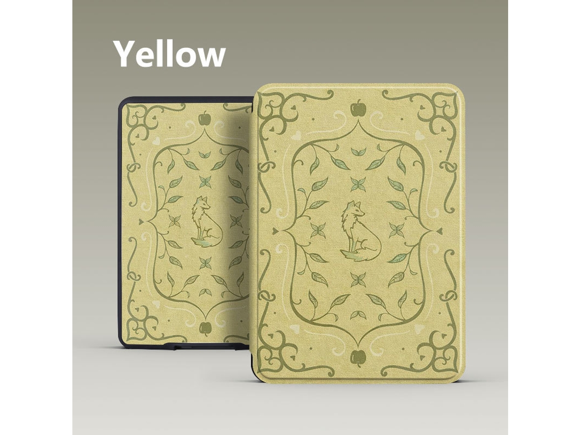 Capa Para Kobo Clara Bw 6" N365 Com Alça E Colmeia - Amarelo - Eifson (compatível)