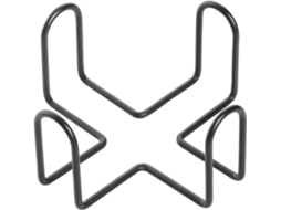 Suporte Minimalista em Metal Preto para Porta, Copos, Compatível com Modelos Redondos e Quadrados BRILVIBERA