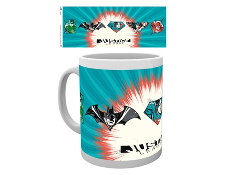 Caneca  Justice League Badges DC