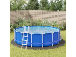 Pool Ground Cloth, Pool Ground Cloths Vidaxl Cinzeto Poliéster (ø 500 Cm)