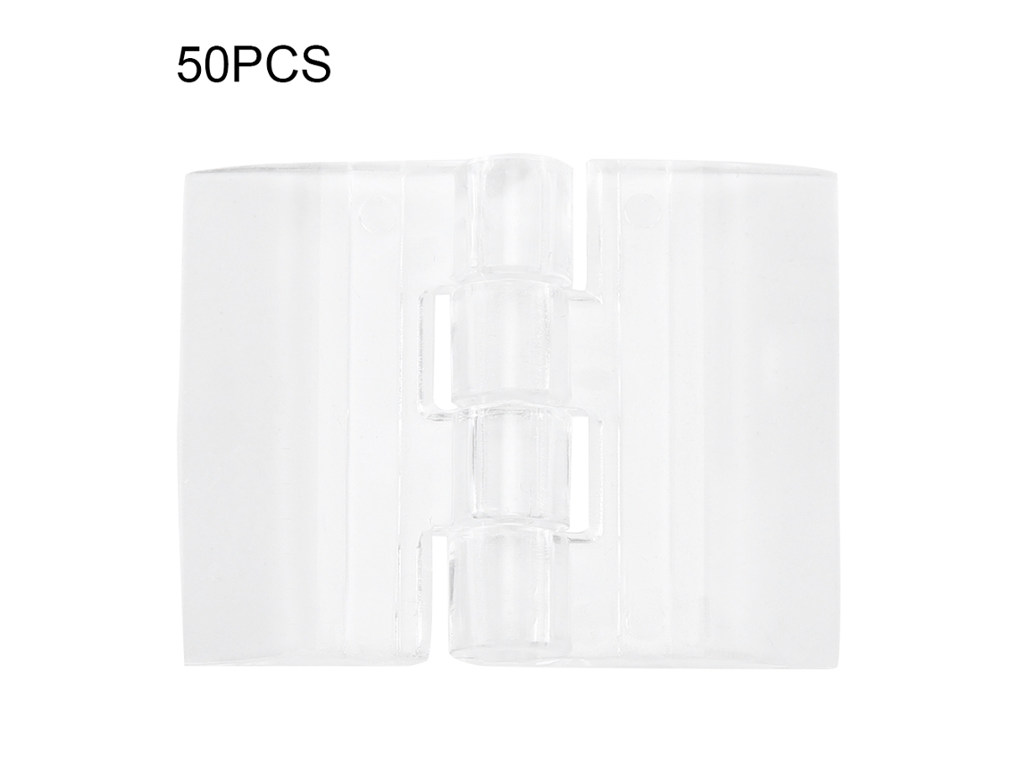 Dobradiças Dobráveis De Acrílico Transparente (pacote Com 50 Unidades, Duráveis)