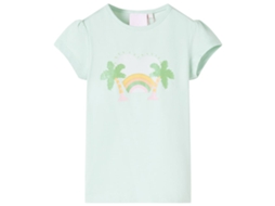 T-shirt Infantil Menta-claro 128