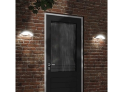 Vidaxl Candeeiros Parede Led P/ Exterior 2 Pcs Alumínio Fundido Branco