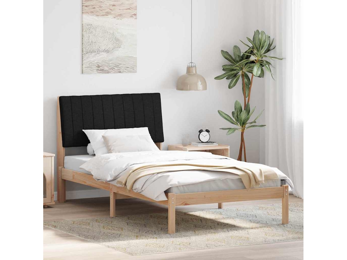 Vidaxl Estrutura Da Cama Com Cabeceira Castanho 100 X 200 Cm