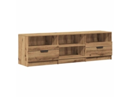 Tv Cabinet, Tv Cabinets Vidaxl Marrom Madeira Processada (n/a)