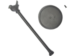 Suporte De Papel Toalha Cozinha Em Estilo Rústico Com Base Antiderrapante, Suporte Em Ferro Fundido Formato De Pássaro